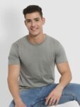 Space Grey Plain T-Shirt