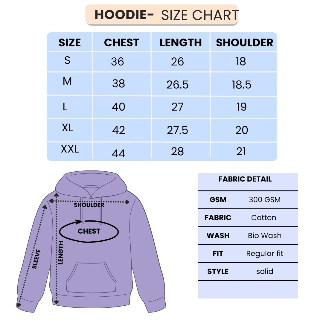 Hoodie Measurement