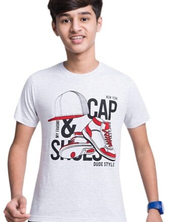 Duoen Boys Combed Cotton T-Shirt – Soft, Stylish & Comfortable