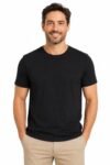 mens Black t shirt Good image front