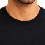 mens Black t shirt Good image front